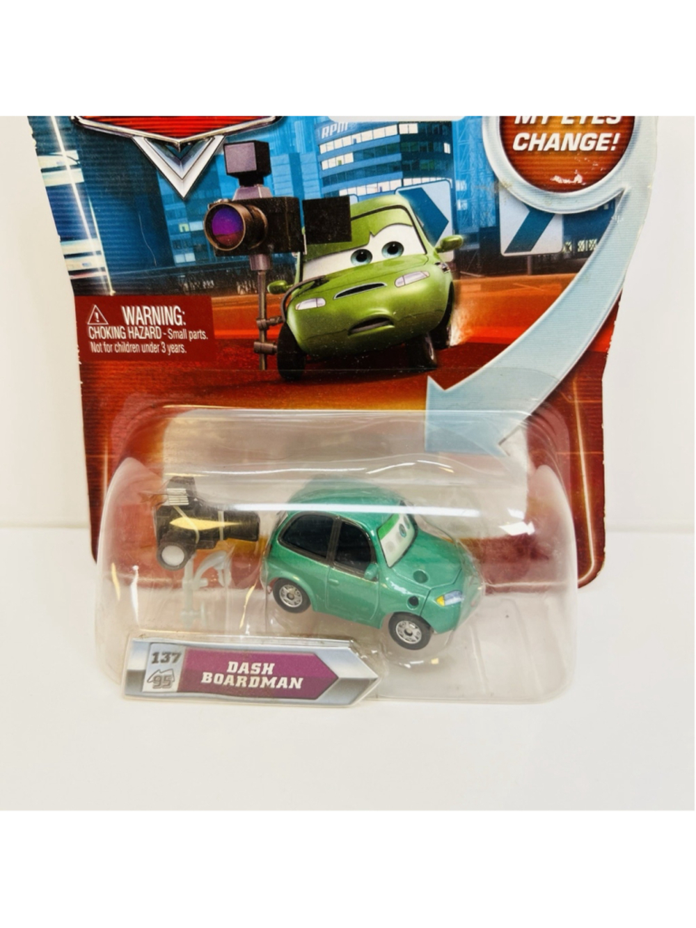 Disney Pixar Cars - Changing Eyes #137 - Dash Boardman - New - Picture 3 of 9